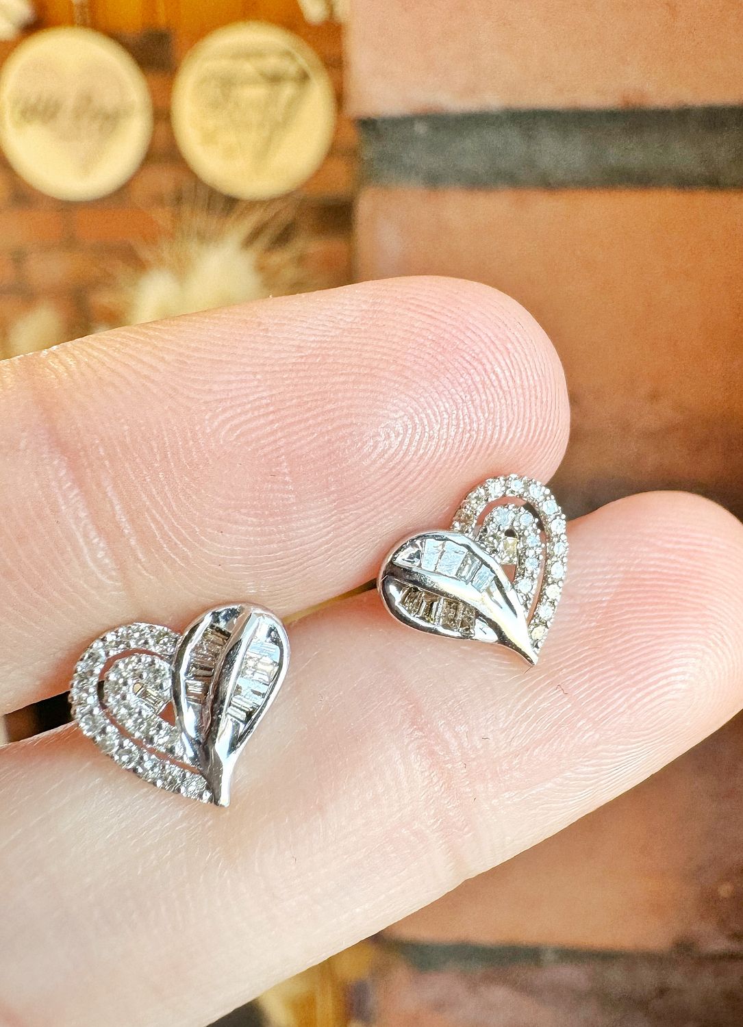 0.50 ct Charming Heart Earrings