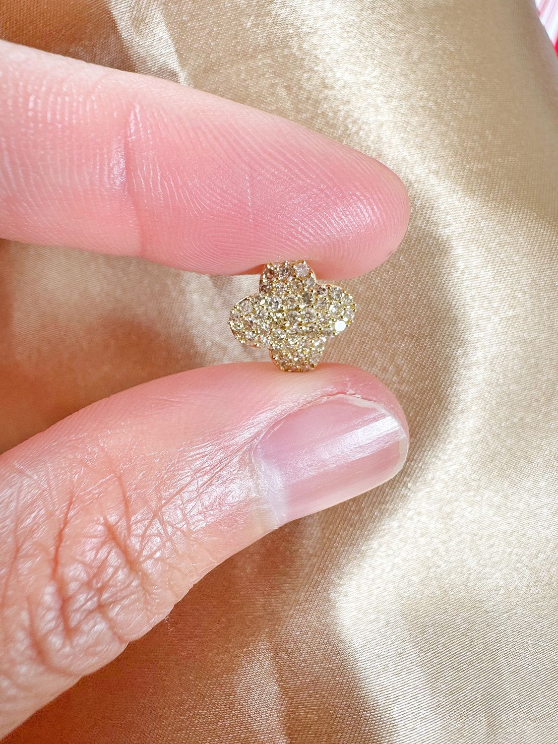 0.50 ct Clover Pendants YG