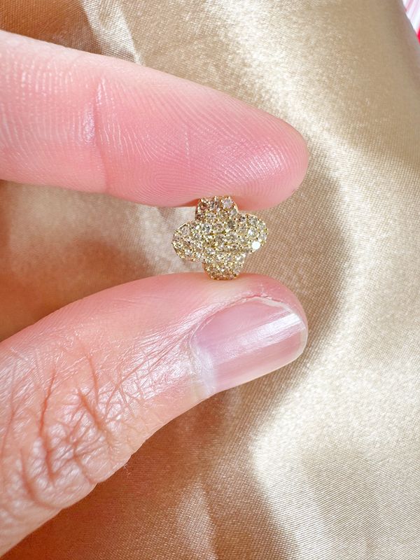 0.50 ct Clover Pendants YG
