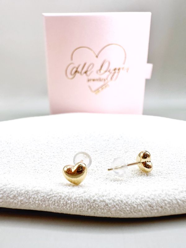 small Heart Ivana Stud