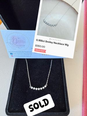 Smiley Necklace in wg