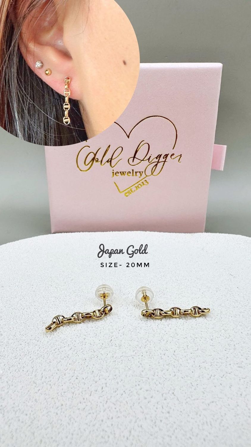 Gucci style chain Dangling Earrings