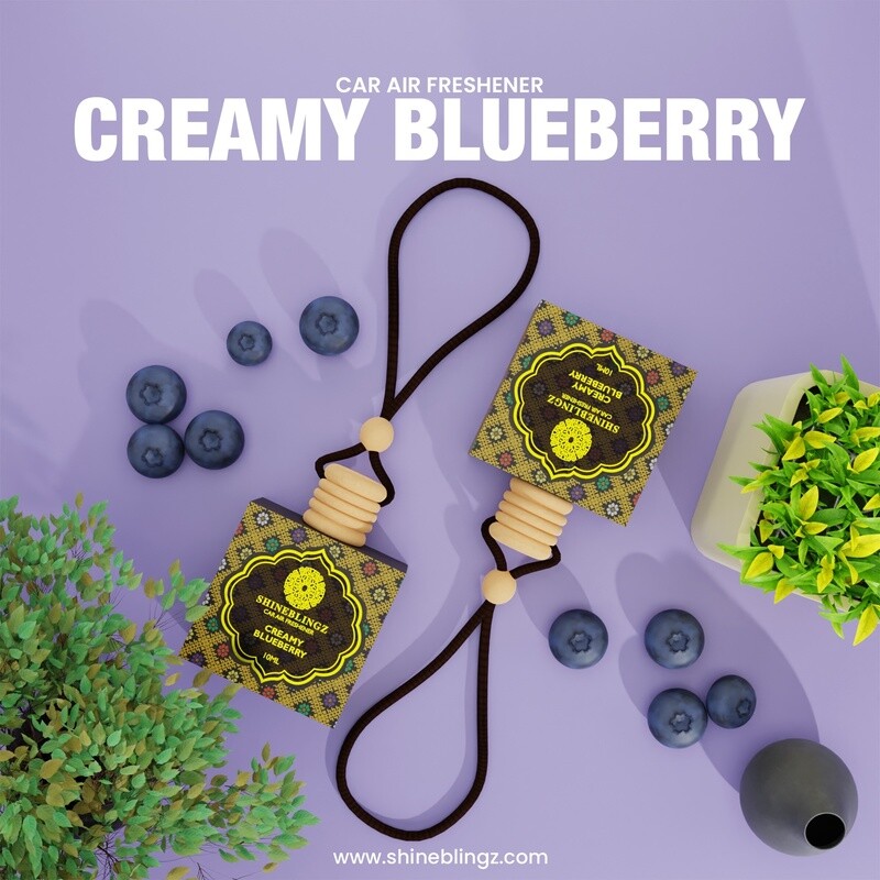 CAR AIR FRESHENER - CREAMY BLUEBERRY