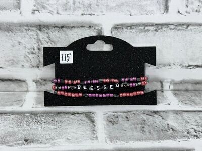 &quot;Blessed&quot; Bracelet - 7.75&quot;