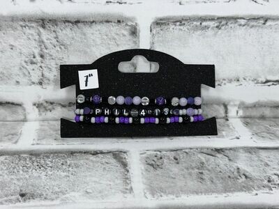 &quot;Phil. 4:13&quot; Bracelet - 7&quot;