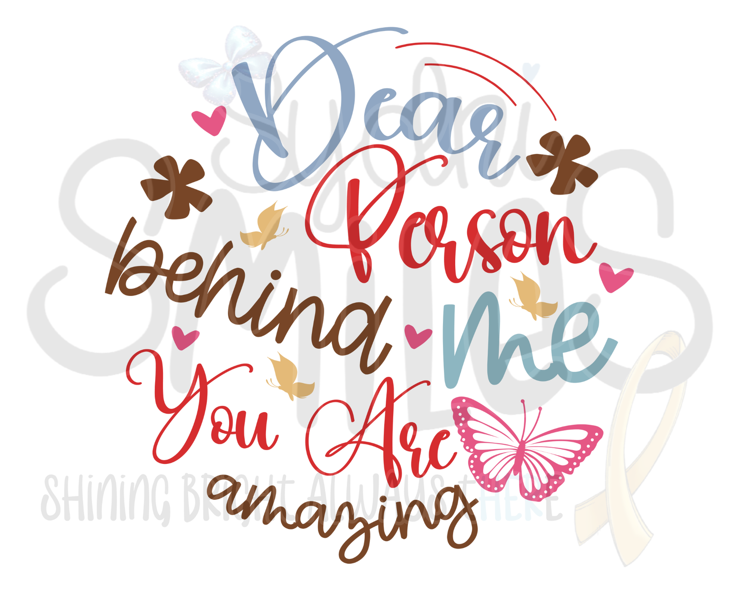 Dear Person behind me - shirt