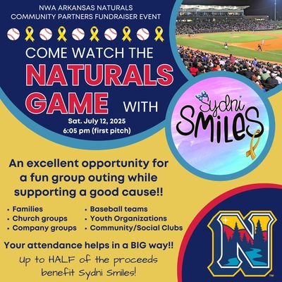 NWA Naturals Baseball Game Tickets 7/12/2025