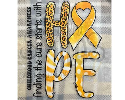 Hope Childhood Cancer Awareness  - shirt