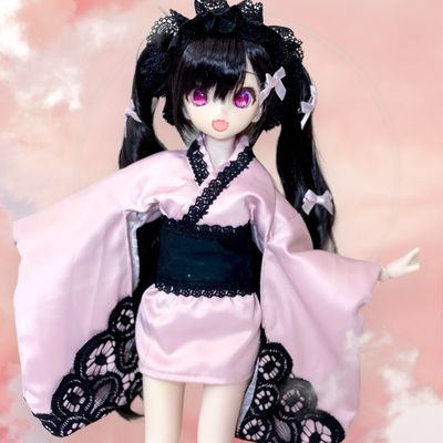 Jirai Kei Kimono Doll Outfit