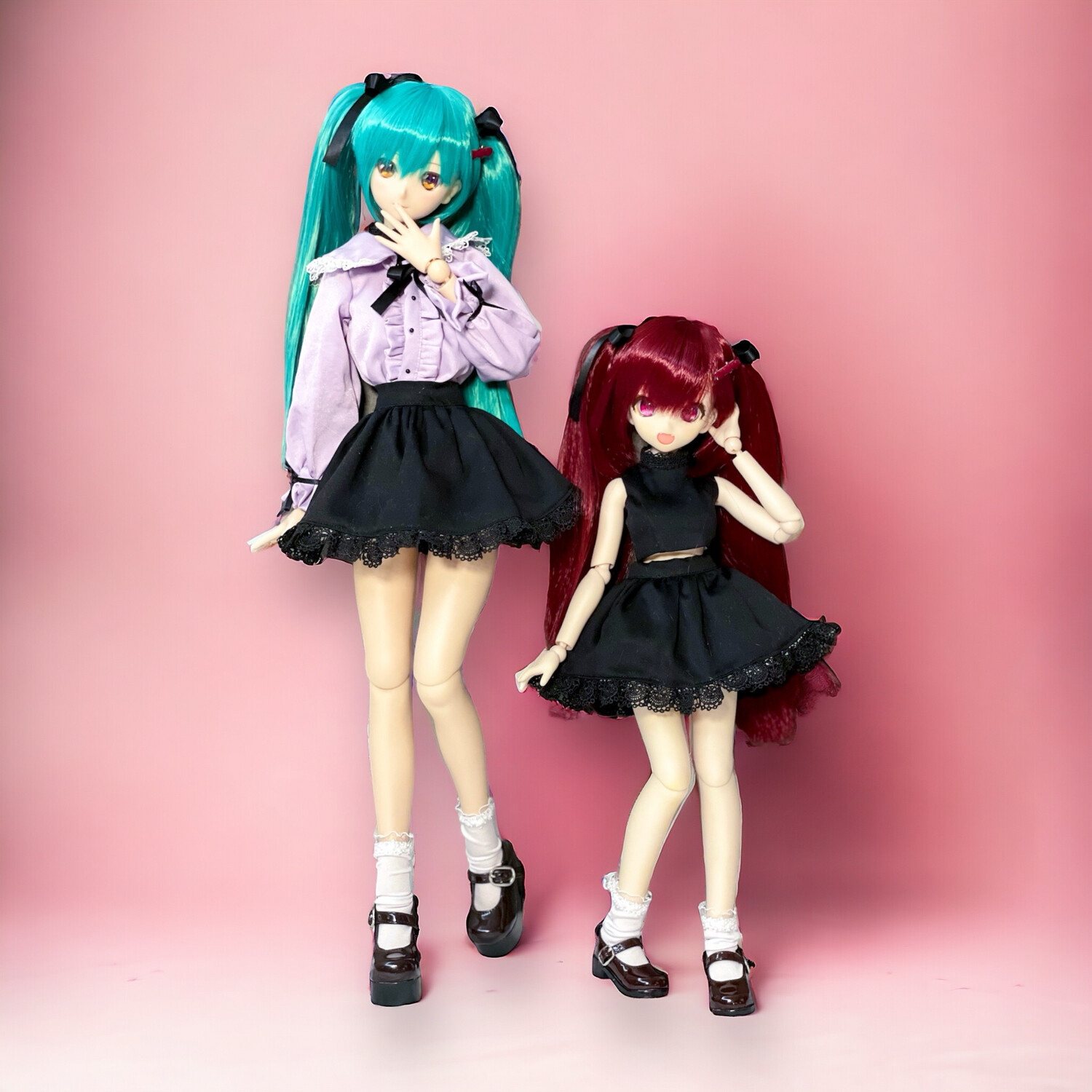 Hatsune Miku Vampire Outfit for Dollfie Dream DD Miku
