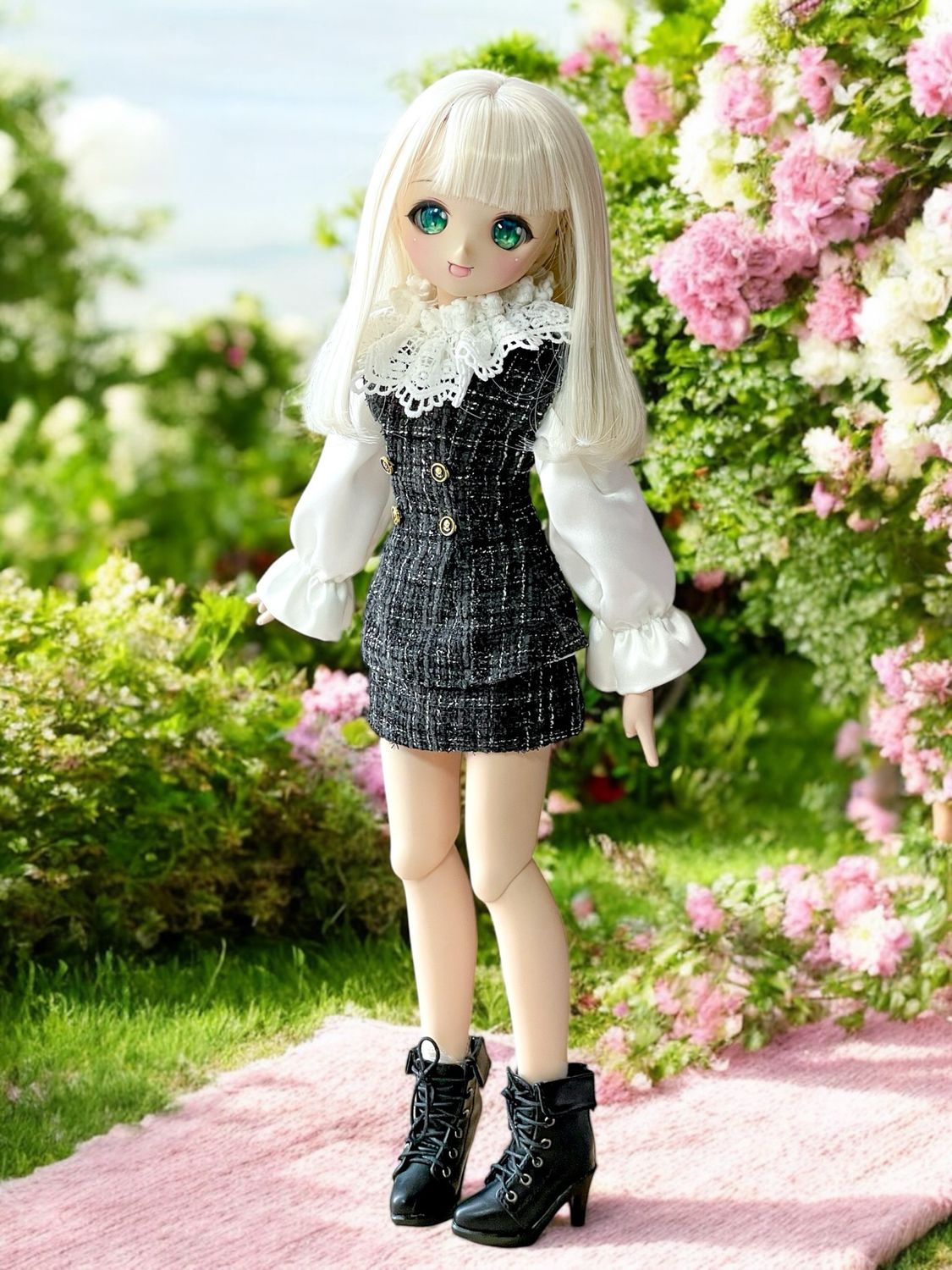 Autumn Elegance Fall/Winter Jacket and Mini-skirt Set for Dollfie Dream / MDD – 1/3 1/4 BJD Clothes