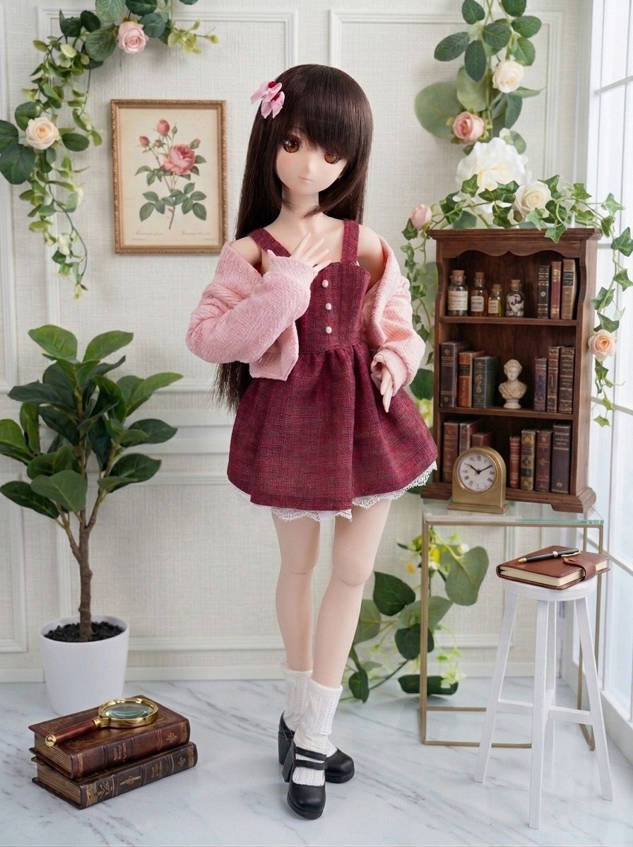 Sunlit Picnic Dress &amp; Jacket Set — DD / 1/3 Doll Clothes