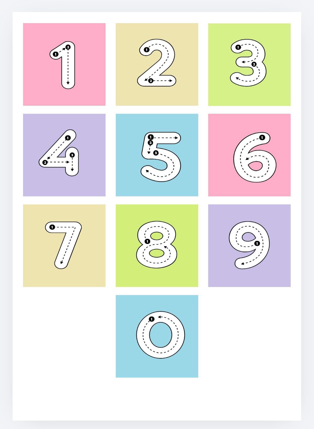 Number Learning Magnets