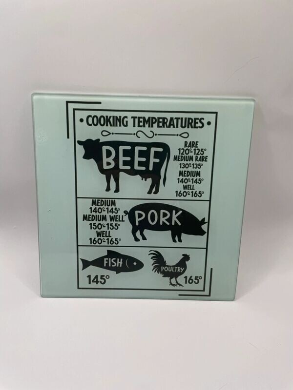 Cooking temps