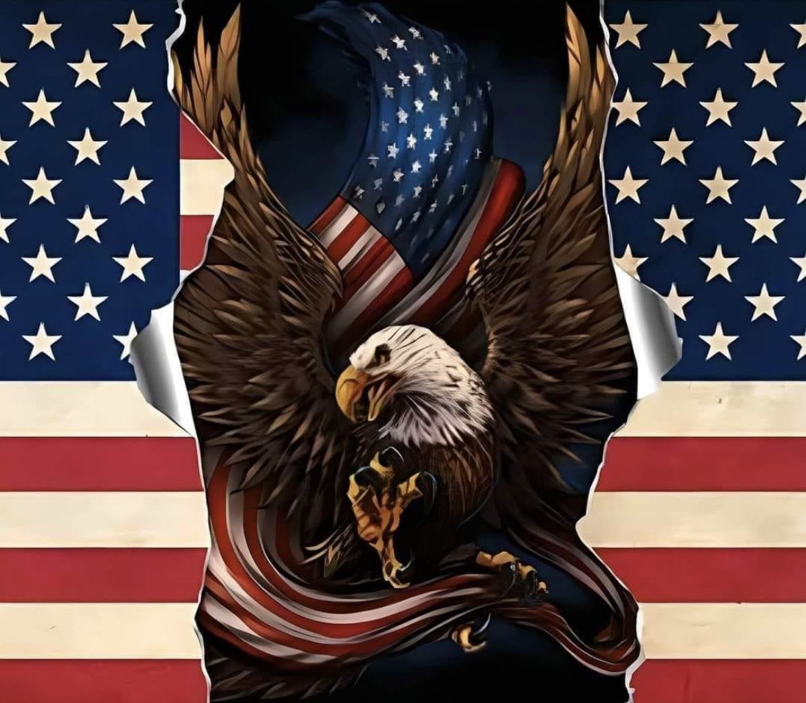Eagle thru Flag