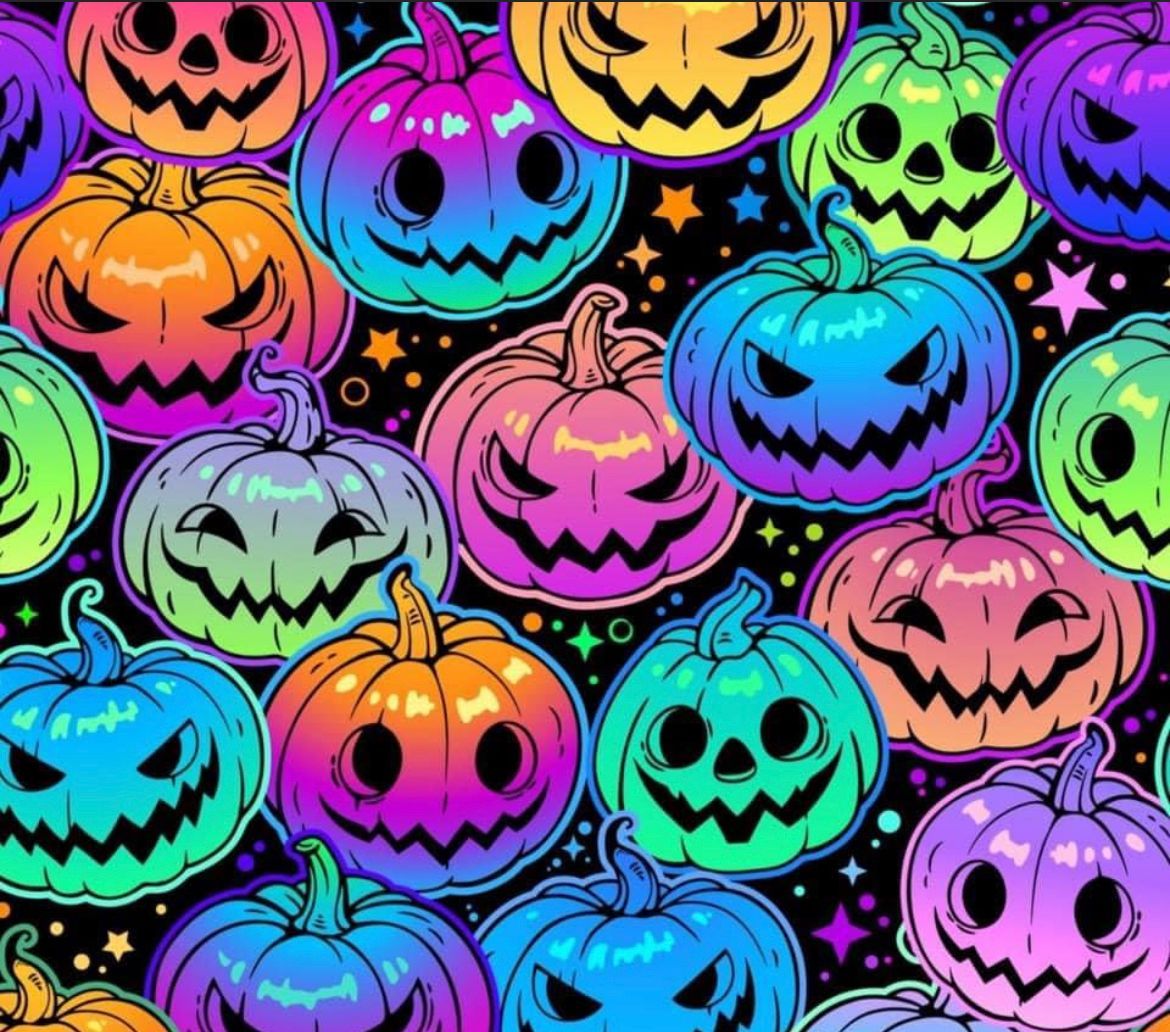 Neon Pumpkins