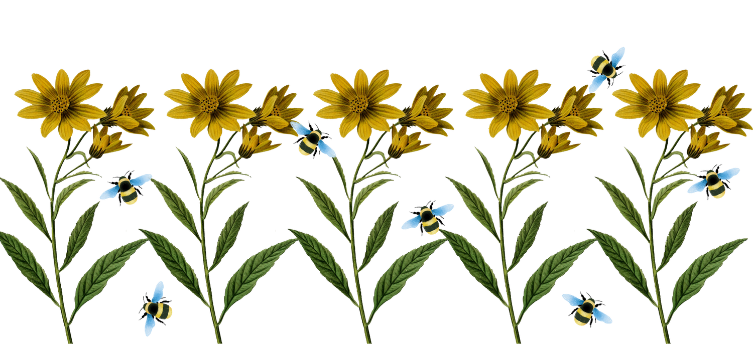 Sunflowers and Bees