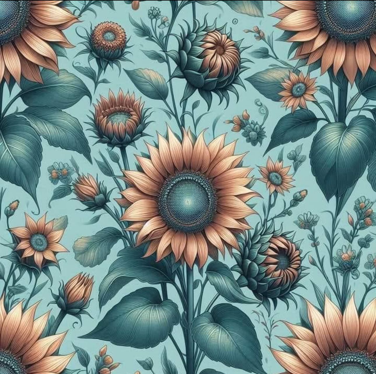 Green Sunflowers