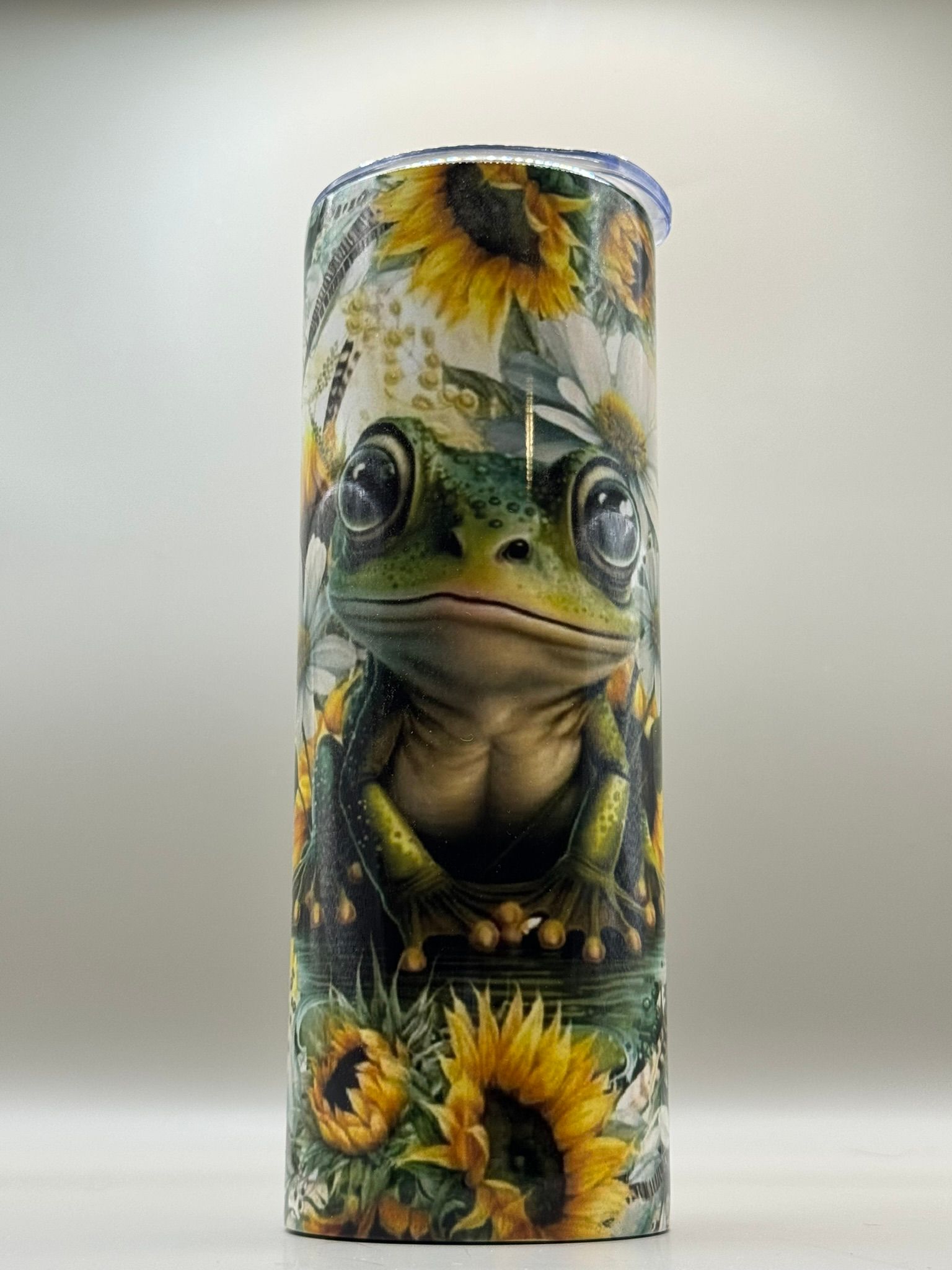 Frog and Sunflower