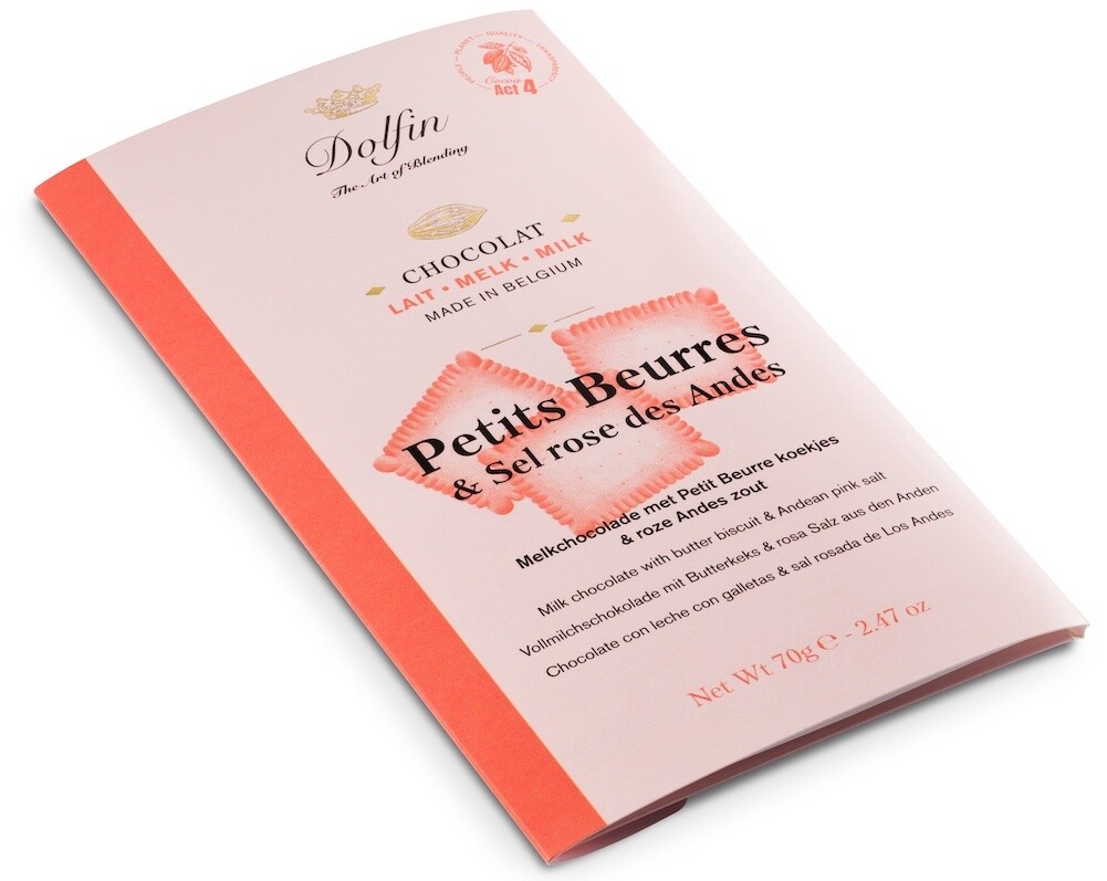 Tablet Melkchocolade &amp; Petit Beurre - 70gr