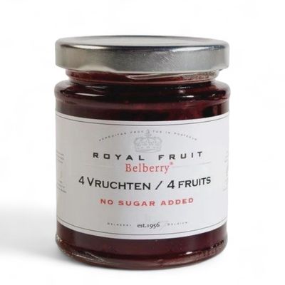 4 Vruchten Suikervrije Confituur - 210gr
