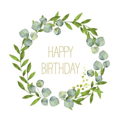 Happy Birthday - 33x33cm