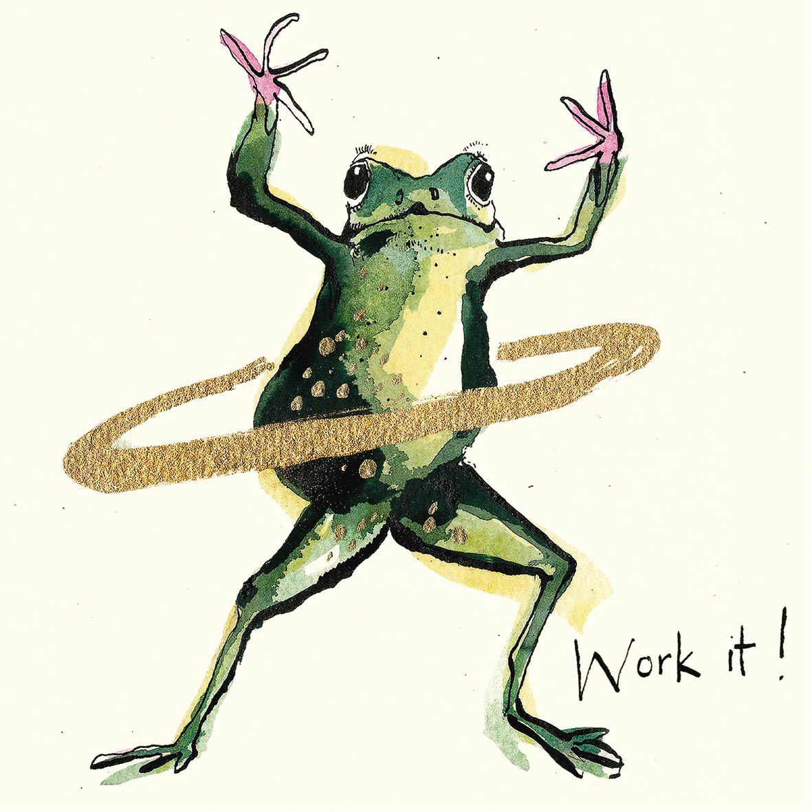 Work It - 33x33cm