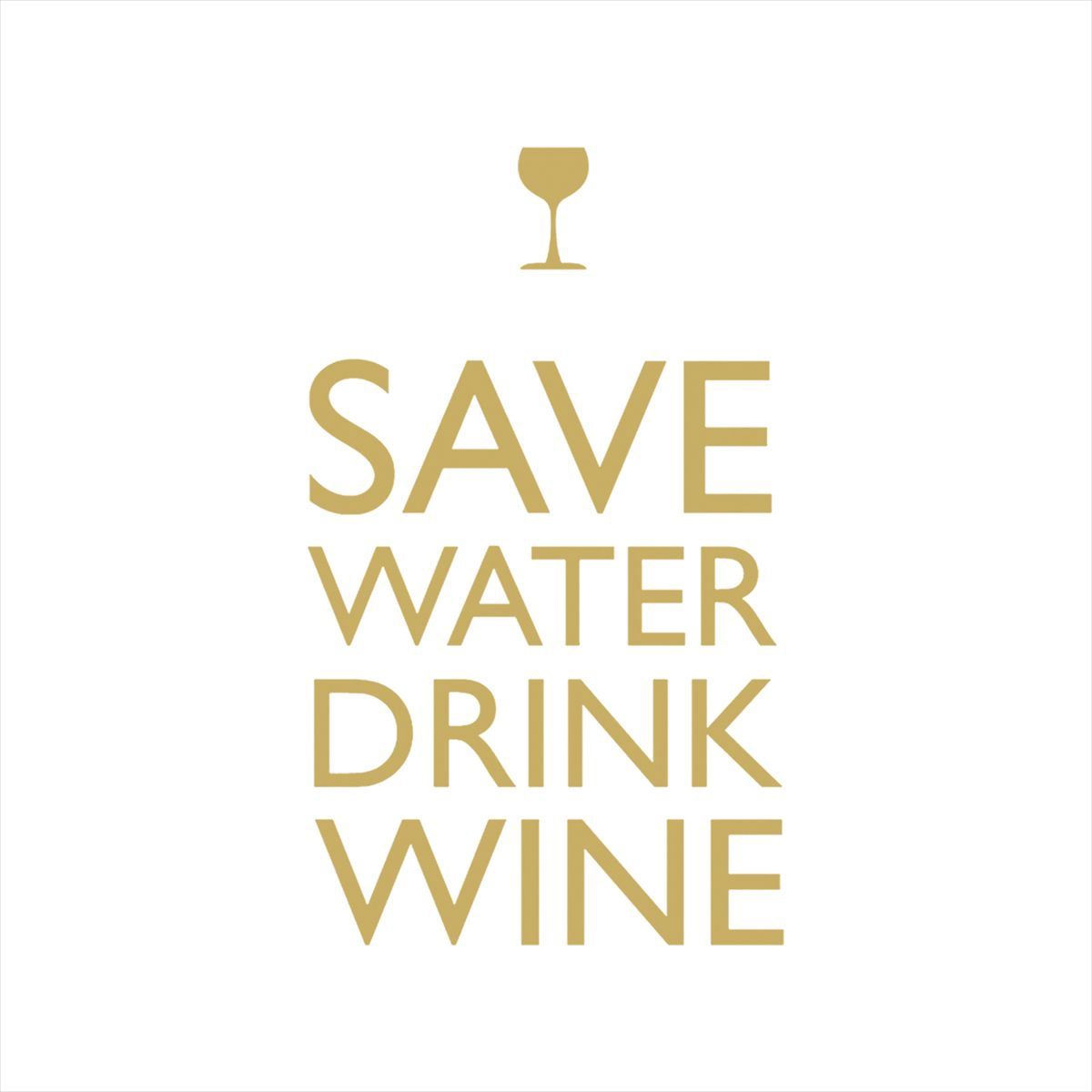 Save Water - 33x33cm