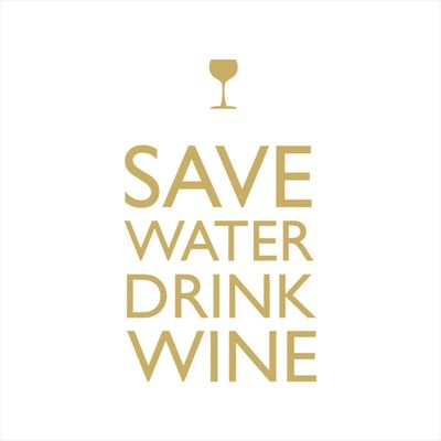 Save Water - 33x33cm