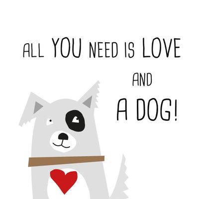 All You Need - 33x33cm