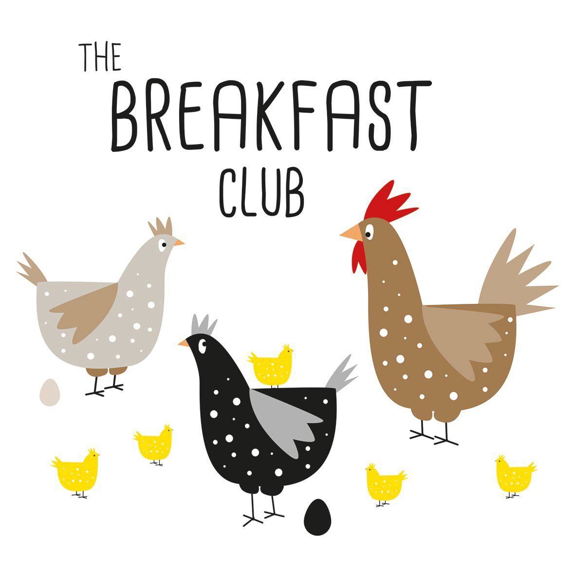 Breakfast Club - 33x33cm
