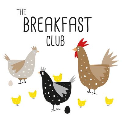 Breakfast Club - 33x33cm