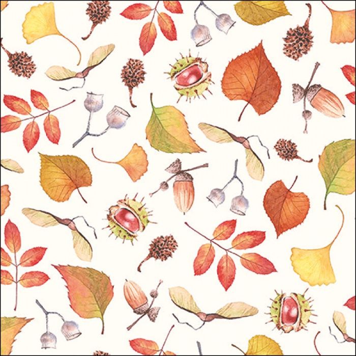 Herfstbladeren - 33x33cm