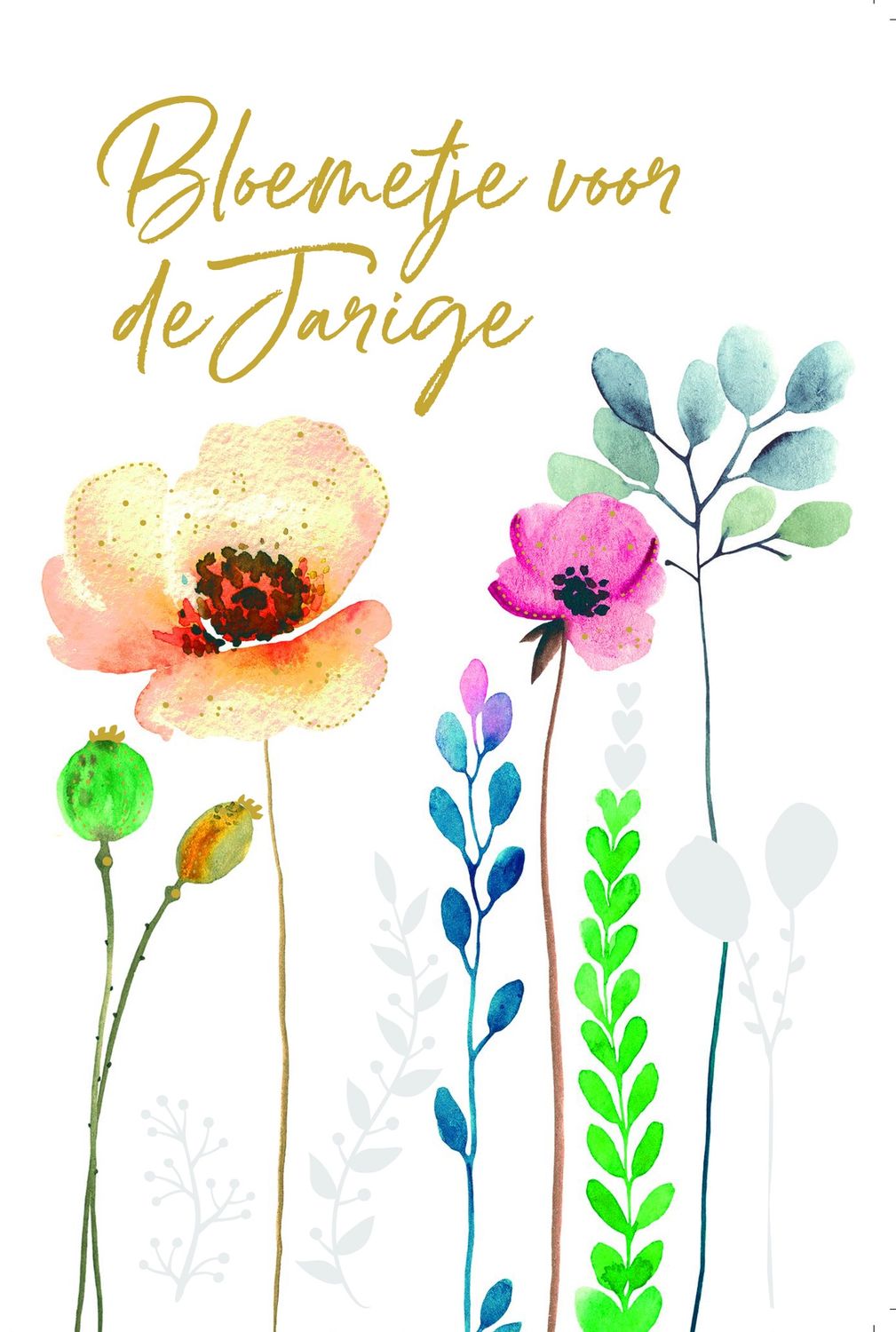 Bloemetje voor de Jarige