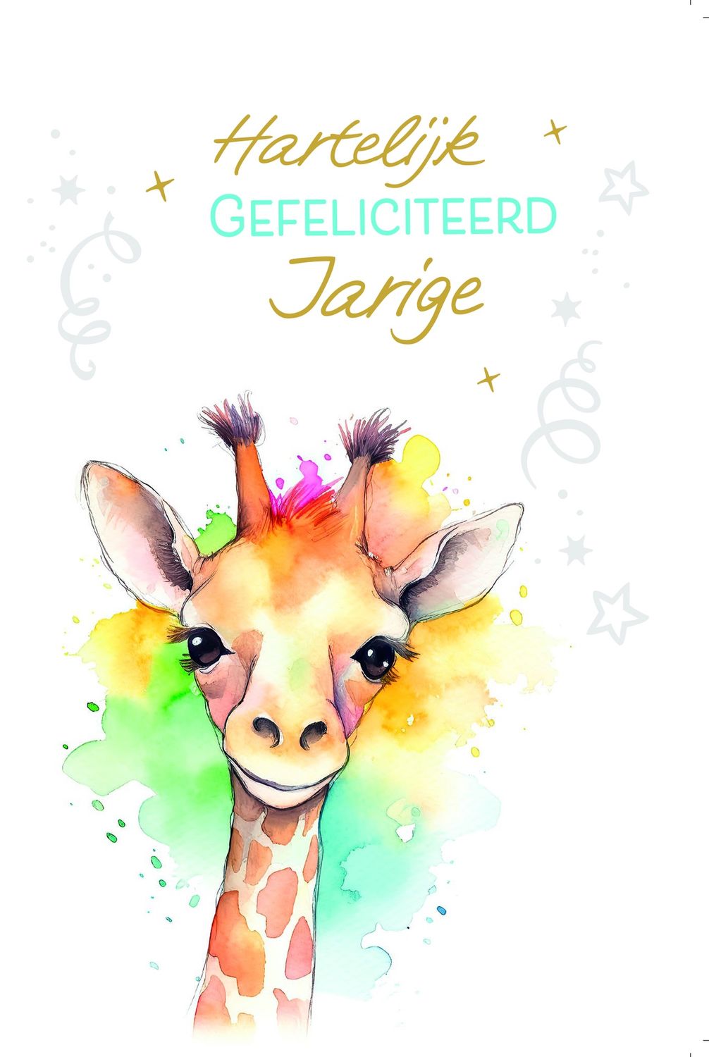 Hartelijk Gefeliciteerd Jarige