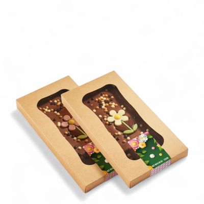 Chocoladereep bloemen (melk) - 125gr