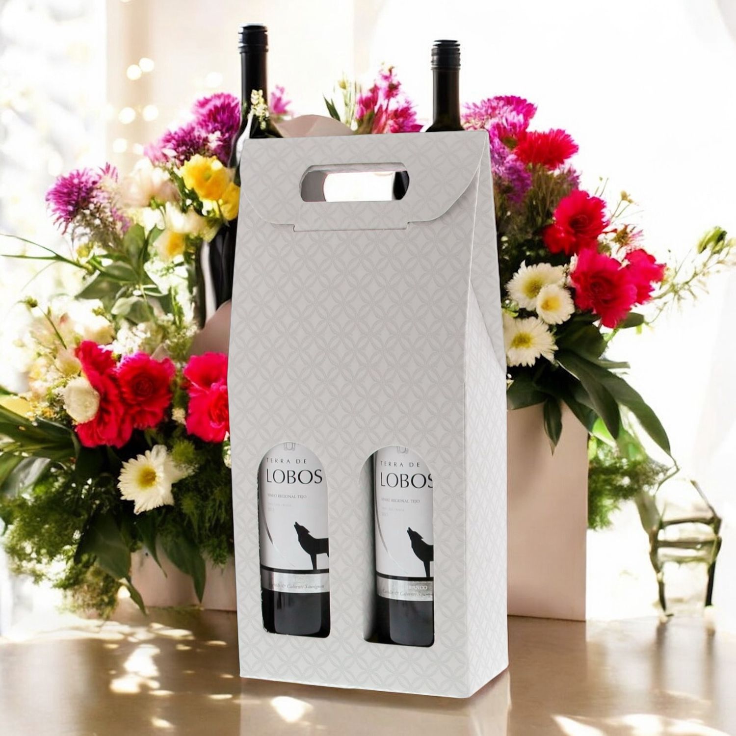 Cadeauverpakking Wijn - 2 Flessen