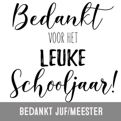 Einde Schooljaar
