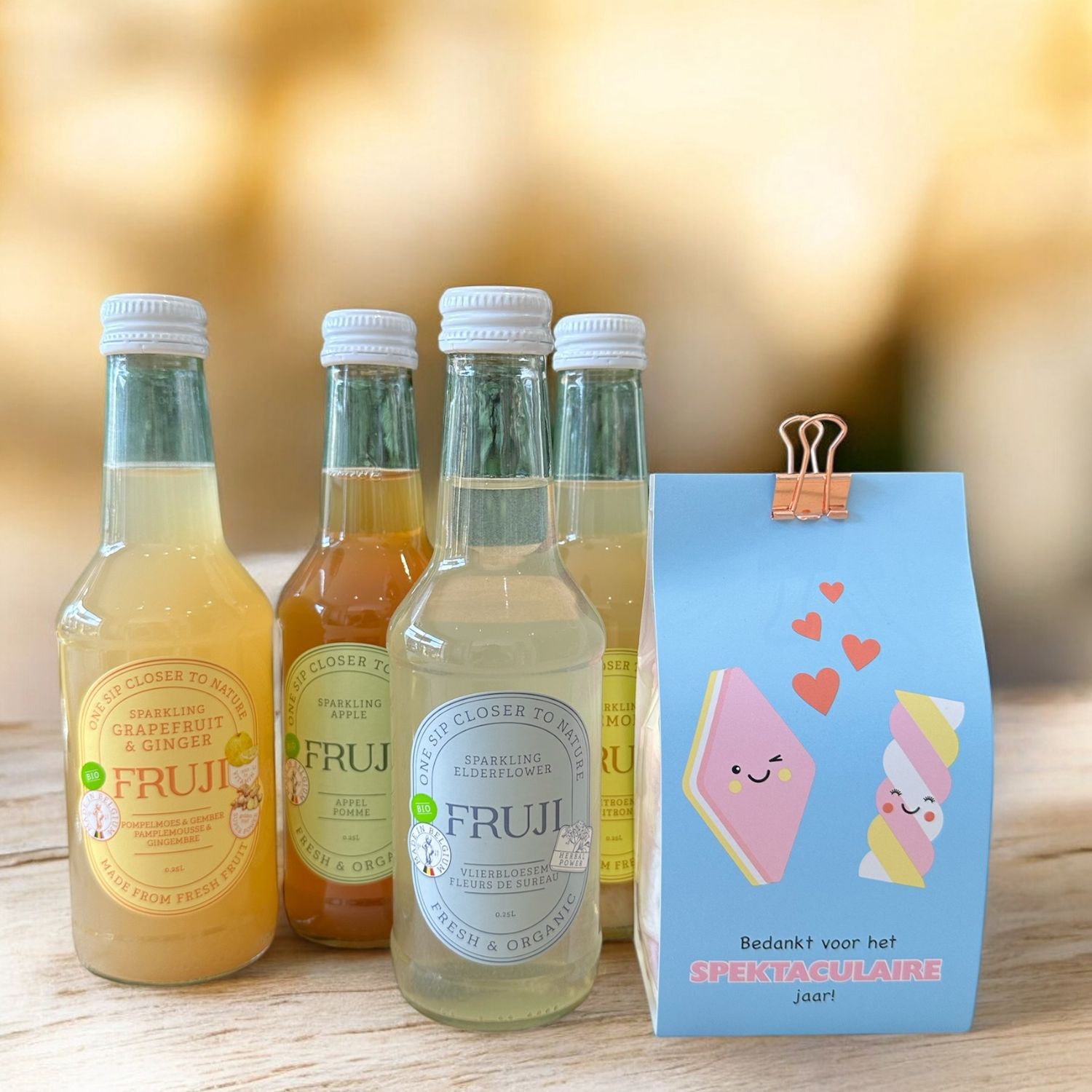 Einde school 1 bio limonade + spekjes