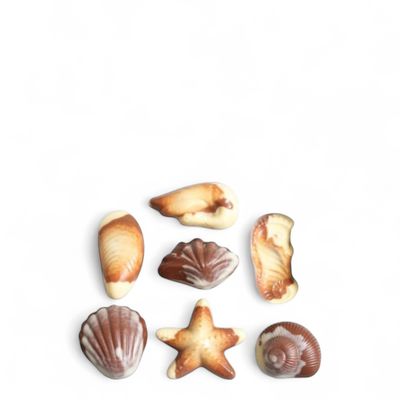 Zeevruchten chocolade - Melk &amp; Wit Gemarmerd - 165gr
