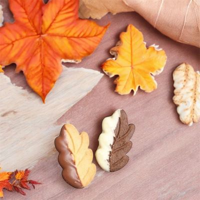 Herfstblaadjes met Vanille &amp; Chocolade - 100gr