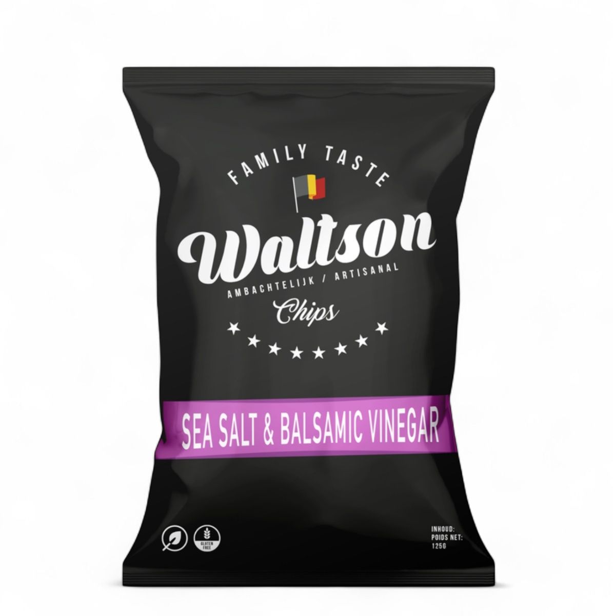 Waltson Chips Zeezout &amp; Balsamico - 125gr