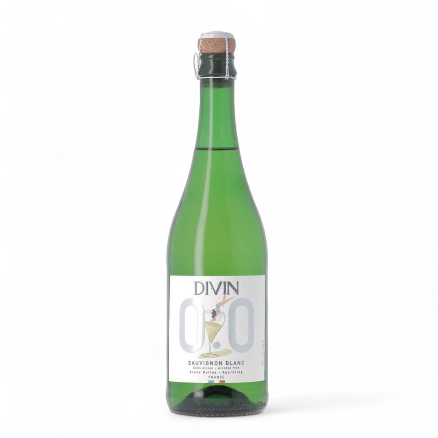 Divin Sparkling Blanc 0.0% - Frankrijk - 75cl