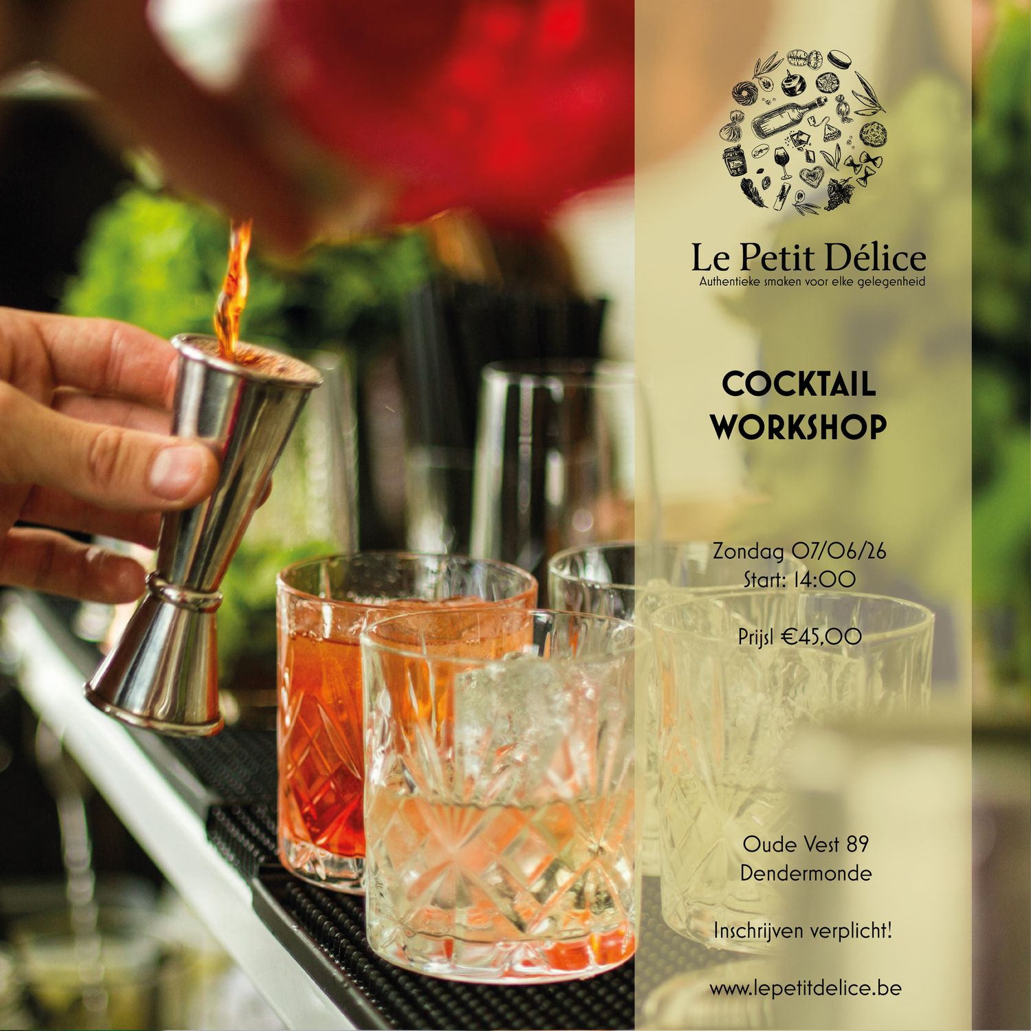 Cocktail Workshop - 07/06/2026