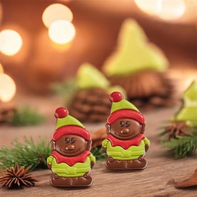 Caraques kerstelfje melkchocolade - 145gr