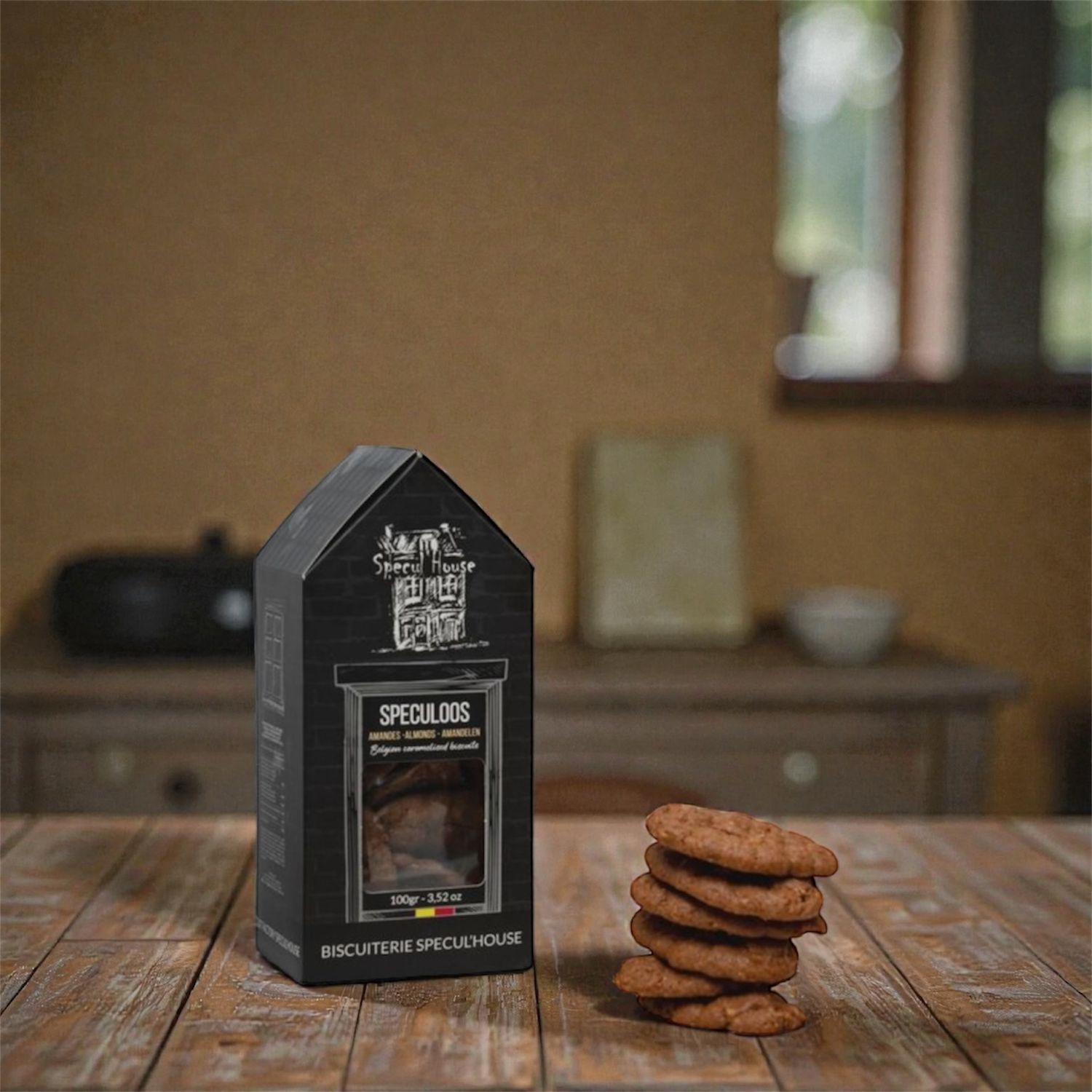 Speculoos met Amandelen - 100gr