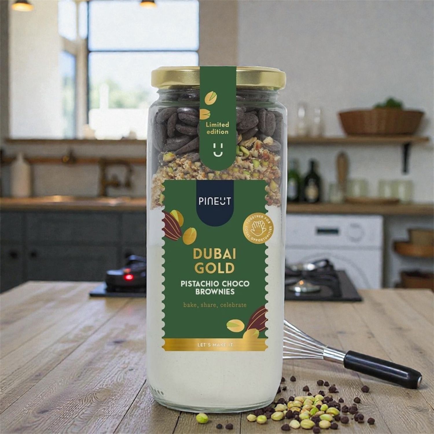 Dubai Gold Browniemix