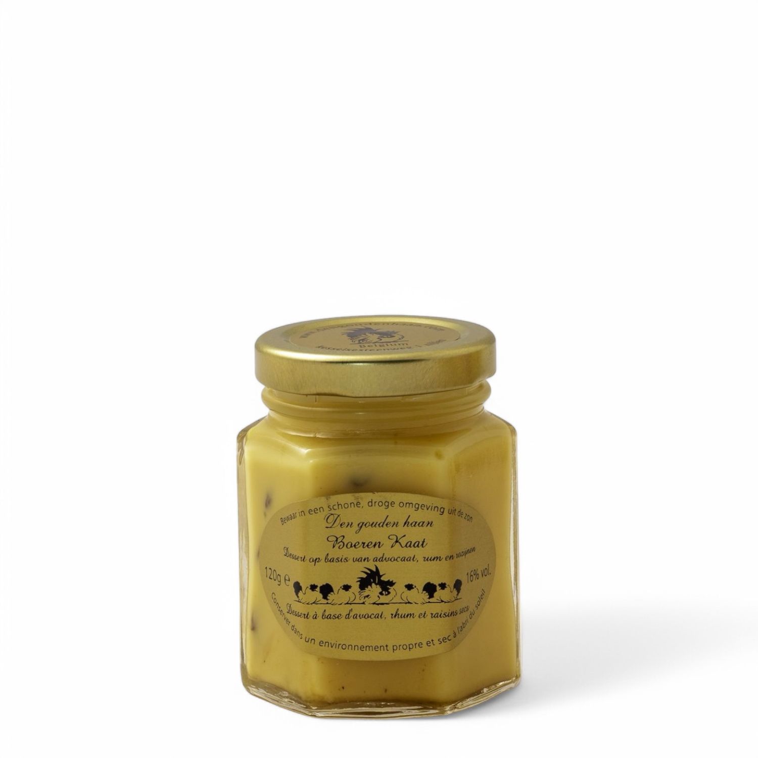 Advocaat Boeren Kaat (Rum &amp; Rozijnen), Inhoud: 120gr