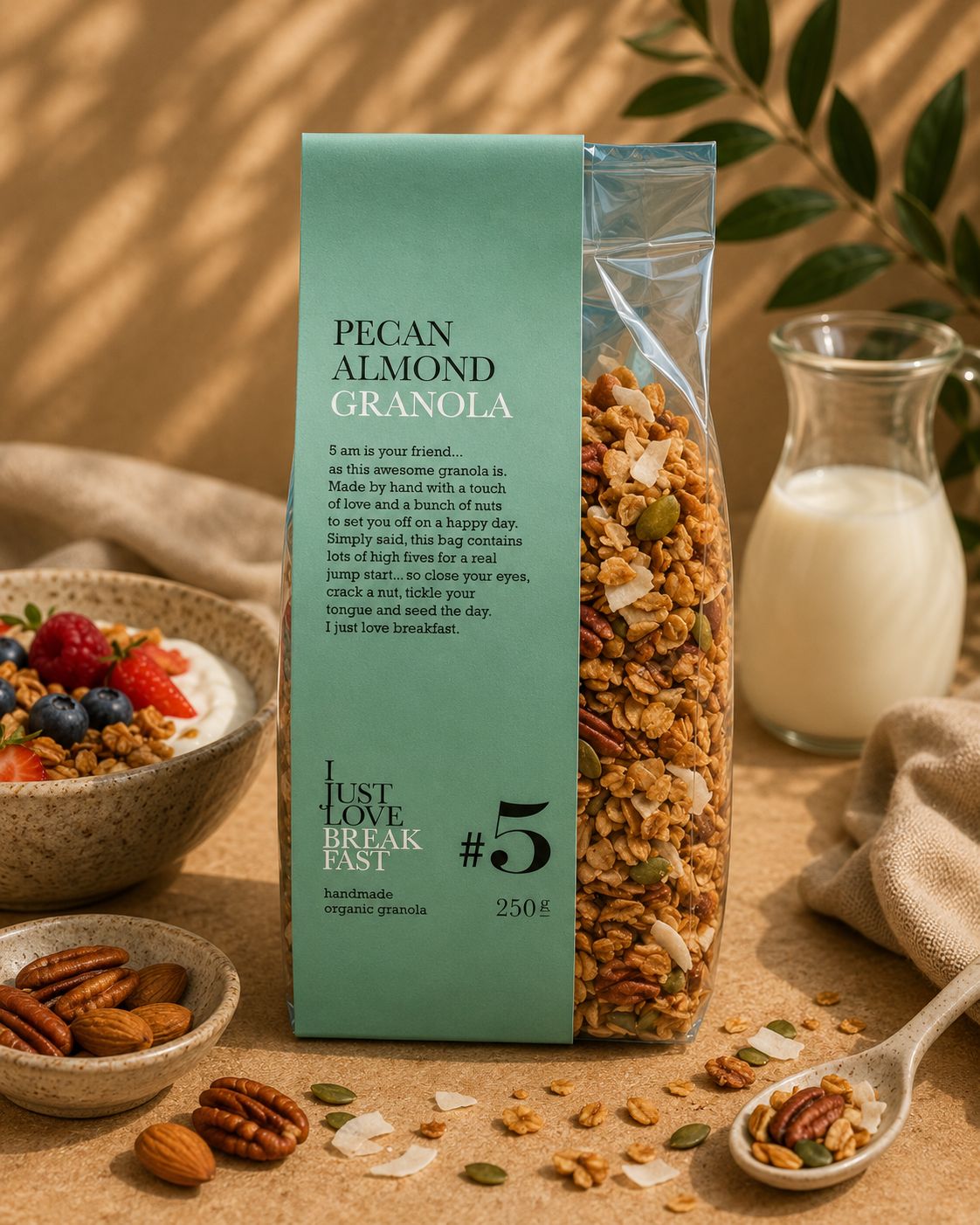 Granola Pecan Almond - 250gr