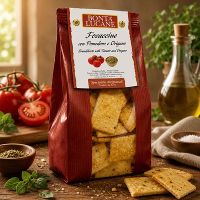 Focaccine Tomaat &amp; Oregano - 200gr